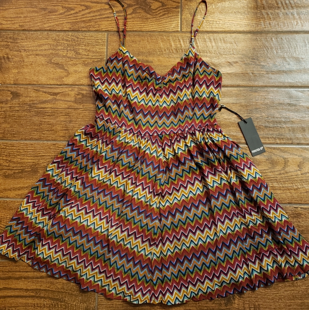 Forever 21 Chevron Dress